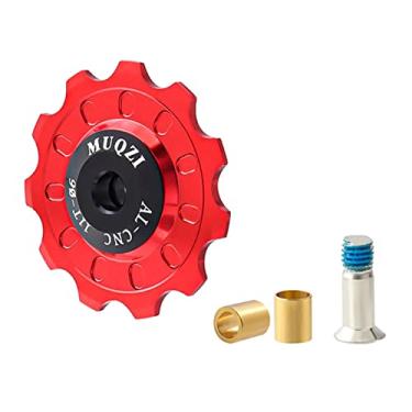 Imagem de YIJU 11T 12T 13T 14T 15T 16T 17T MTB Mountain Road Bikes Bicicletas Desviador traseiro Polia Rolamento tensor Jóquei peças , 11T Vermelho