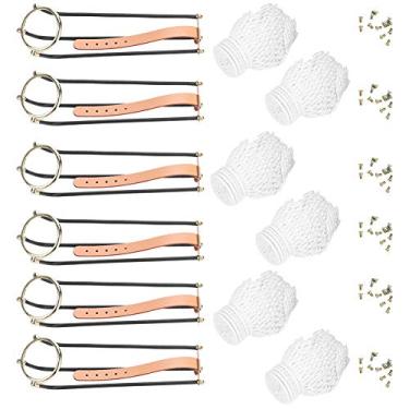 Imagem de Bolso de substituição para trilhos, 6 bolsos para trilho de mesa de bilhar padrão Snooker Mesa de bilhar de substituição sólida com bolsos de rede, conjunto de bolso para snooker, bilhar, snooker e bilhar