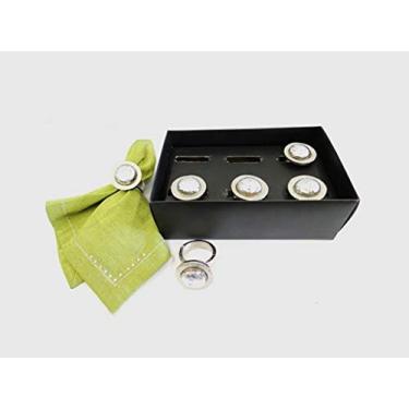 Imagem de Caixa Com 6 Porta Guardanapos Pedra Branca Sarquis Samara Branco