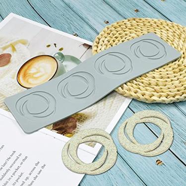 Imagem de Molde de padrão geométrico, molde espiral oco 3D molde de vela fondant de silicone para decorações de alimentos de cupcake de bolo (E_28,7x7,3x0,3 cm)