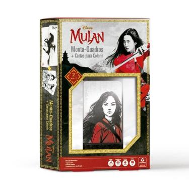 Imagem de Copag Mulan Monta-Quadros + Cartas Para Colorir