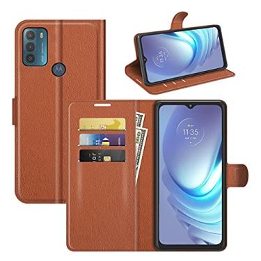 Imagem de YUNCHAO Caixa de telefone Para Motorola Moto G50 Litchi Texture Horizontal Flip Protective Case With Holder & Card Slots & Wallet capa para celular