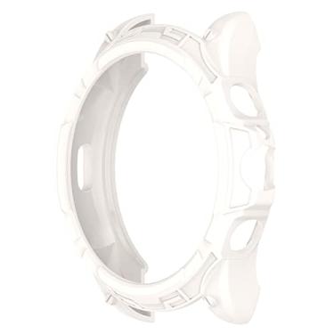 Imagem de MOOKEENONE Capa protetora à prova de arranhões com moldura de silicone para Fossil Gen 6