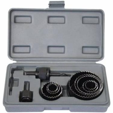 Imagem de Jogo Serra Copo P/ Madeira Gesso Plástico C/ 11 Peças