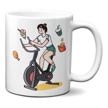 Imagem de Caneca Fitness Dieta E Emagrecer Presente Criativo Spinning