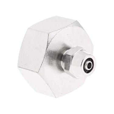 Imagem de Bonarty Adaptador conector de latão com ajuste de pressão ROS para tubos de água 3/4 fêmeas x 3 8" - 3/4" fêmea x 1/4" push-fit