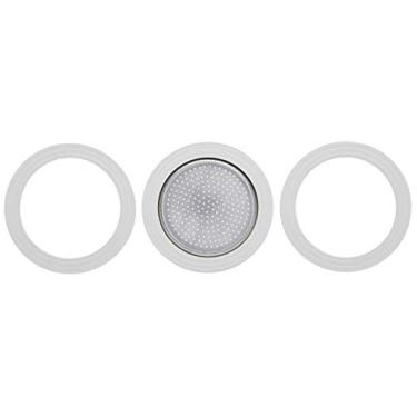 Imagem de Bialetti Juntas de substituição e filtro para máquinas de café expresso Moka/Break/Dama/Mini Express (1 xícara)