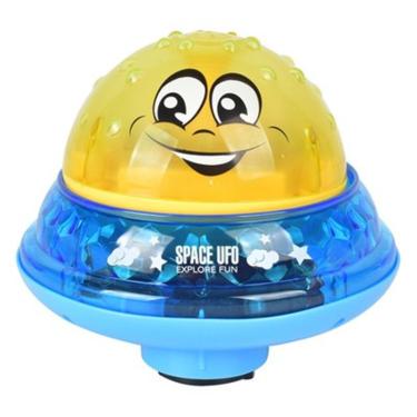 Imagem de Brinquedo de brincar com bola de água no banheiro com sensor elétrico de água para crianças_Amarela