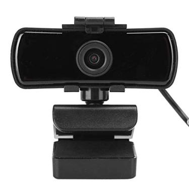 Imagem de Câmera de Computador, Webcam 2K 2040 X 1080p de Rotação de Alta Definição Com Microfone e Computador para Chamadas de Vídeo, Webcam de Computador Com Microfone Embutido de Absorção de Som