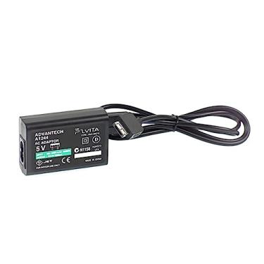 Imagem de Carregador de reposição para Gamepad para Sony para PS Vita 1000, adaptador de alimentação CA, carregador de parede, sincronização de dados, adaptador de transferência 2 em 1