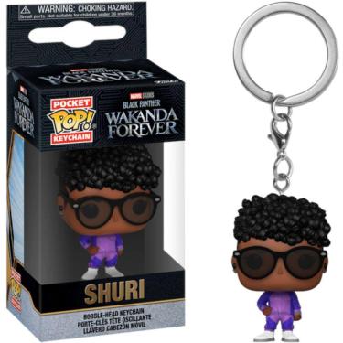 Imagem de Chaveiro Pop! Marvel Pantera Negra: Wakanda Para Sempre - Shuri Com Oculos