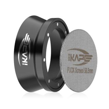Imagem de Funil de dosagem de café expresso de 58 mm, conjunto de tela de disco, anel de dosagem magnético, filtro de café de aço inoxidável reutilizável de 58 mm compatível com acessórios de máquina de café