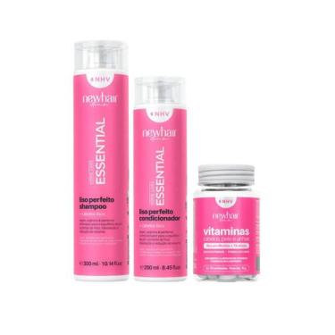 Imagem de Shampoo E Condicionador Liso Perfeito + New Hair Biotina