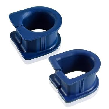 Imagem de FUSCH Kit de buchas de montagem em pinhão e cremalheira de direção azul compatível com XL-7 2.7L 2004 2005 2006, Grand Vitara 2.5L 2004 2005, Substituir #: 48525-54J00 48526-54J00