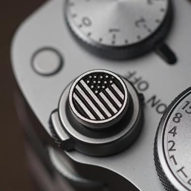 Imagem de Botão de liberação suave para Fujifilm X100V, X100F, X100T, Xpro3 e Xpro2, X-T3, X-T2, X-E3, X-E2s, X-E2, X-T30, X-T20 (prateado)