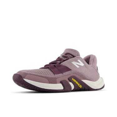 Imagem de New Balance Tênis feminino Minimus Tr V2 Cross Trainer, Vinho gelado/marrom ameixa/prata metálico, 6.5