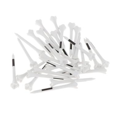 Imagem de Tachiuwa 30x pp t de golfe titular de golfe portátil bola de golfe t para exercício ao ar livre, Branco e preto, 6.9 cm