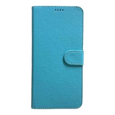 Imagem de Capa Celular Carteira Compatível com Samsung Galaxy J7 SM-J700 / J7 Neo SM-J701 / J7 Metal 2016 SM-J710 (Azul Aveludada)