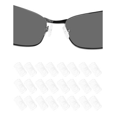 Imagem de DROGO 12 pares de almofadas de nariz de substituição de silicone para Oakley Deadbolt OO6046/Conductor OO4106 OO4107/Savitar OO6047/Wingback SQ OX5148/Wingfold OX5100/Wiretap 2.0 OX5152 Óculos de sol