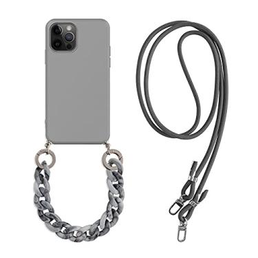 Imagem de Corrente de mármore Crossbody Colar Talabarte estojo macio para iphone 11 Pro Max 12 Pro MiNi XR X XS Max 7 8 plus 6 s SE 2020 capa, A, Para iphone XS Max