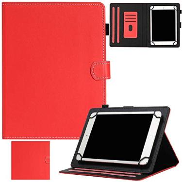 Imagem de Artyond Capa para tablet de 10 polegadas, capa com suporte ajustável com compartimentos para cartões para Galaxy Tab 9.6/9.7/10.1/10.4, iPad 9.7/10.2/10.7 cm, Kindle HD10 e mais tablets Android de 10