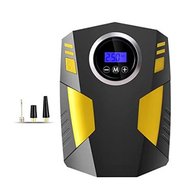 Imagem de Compressor de Ar Portátil para Inflar Pneus, Bomba de Ar de 120w para Pneus de Carro Com Luz Led Dc 12v para Proprietários de Carros