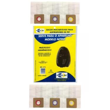 Imagem de Sacos Para Aspirador de Pó Descartável Arno Nitro 1300w Kit com 6 Unid