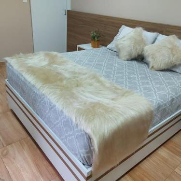 Imagem de Peseira De Pelucia Pêlo Alto Luxo Cama King 2,40x0,70cm - S DECOR, ARE