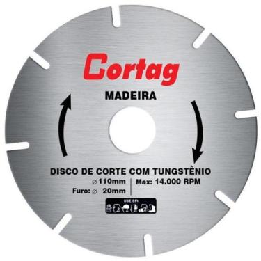 Imagem de Disco de Corte com Tungstênio 110mm Cortag.