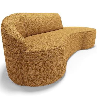 Imagem de Sofá 4 Lugares Curvo Sala de Estar Living Firenze Esquerdo D02 Prime B