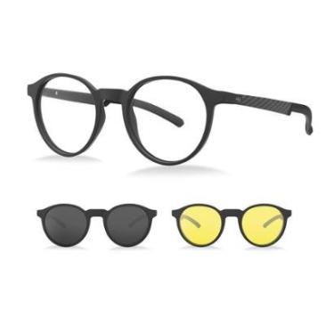 Imagem de Armação De Óculos Hb Switch 0526 10105260859073 Preto Fosco-Masculino