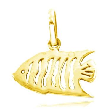 Imagem de Pingente de Peixe Vazado - 95249 - Magia das Joias, Ouro