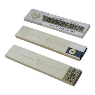 Imagem de 3 Estojos Grafite Minas 2.5mm Koh I Noor Toison Dor 3b 4b 5b - KOH-I-N