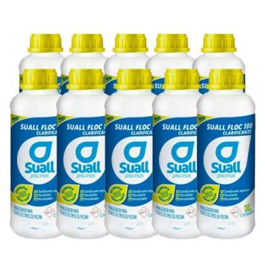 Imagem de 10 Clarificante Floculante Decantador Suall Floc Piscinas 1l