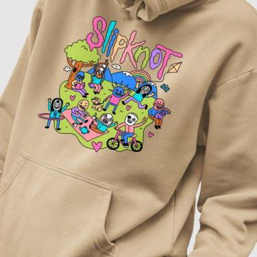 Imagem de Blusa Moletom Genuine Grit Masculino Estampado Algodão 30.1 Slipknot, 