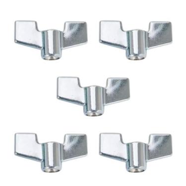 Imagem de Kit 5 Borboletas 8mm em Metal Reforçado para Estante Prato - PHX