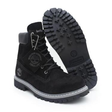 Imagem de Bota Timberlandy Masculina Couro Brooklin Original Coturno - Genérico,