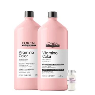 Imagem de Kit L'Oréal Professionnel Serie Expert Vitamino Color Shampoo Condicio