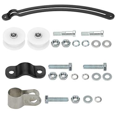 Imagem de GREHUA Arco tensor de corrente de bicicleta motorizada com kit de ajustador de polia intermediária para 2 tempos 48cc 50cc 60cc 66cc 80cc 4 tempos 49cc motor peças de bicicleta motor resistente