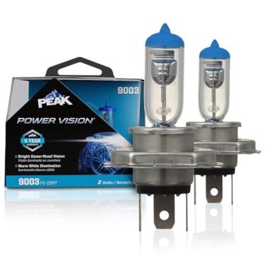 Imagem de PEAK Faróis automotivos de alto desempenho 9003/H4/HB2 60/55W Power Vision (pacote com 2)