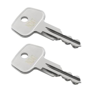Imagem de seork Chave de substituição de rack de carro N247 (2 peças) serve para suportes de teto compatíveis com Thule, caixa de carga, transportadores, barras transversais
