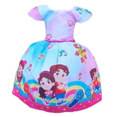 Imagem de Vestido Temático Infantil Festa Maria Clara e JP - Nalu_kids, 4, Rosa