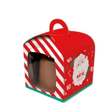 Imagem de Caixa Panetone de Natal - Polo Norte - 10 unidades - Cromus - Rizzo, 5