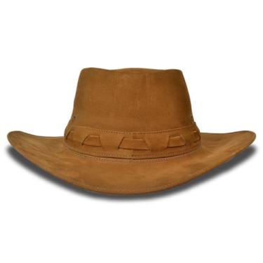Imagem de Chapéu Vaqueiro Café Country Em Couro Original Unissex - onix shoes, A