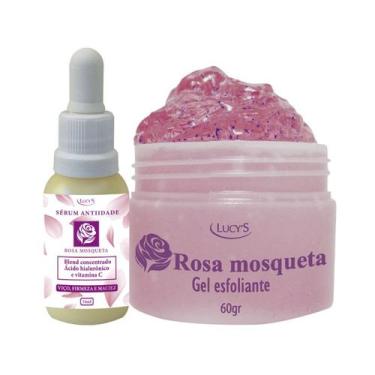 Imagem de Sérum Anti Idade E Esfoliante Rosa Mosqueta Kit Facial - Lucy's