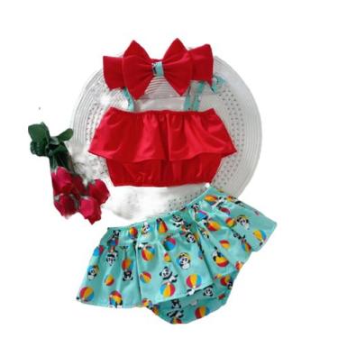 Imagem de Conjunto Bunda Rica Cropped Ciganinha - STAR GOLD, Verde