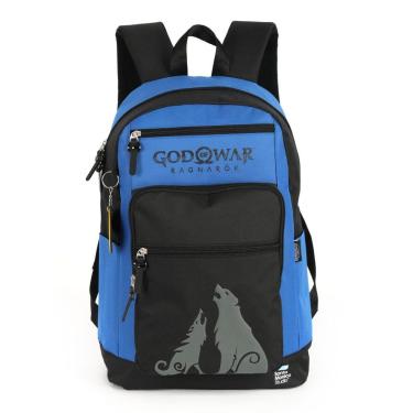 Imagem de Mochila Escolar Grande Masculina Bolsa Juvenil God Of War-Masculino