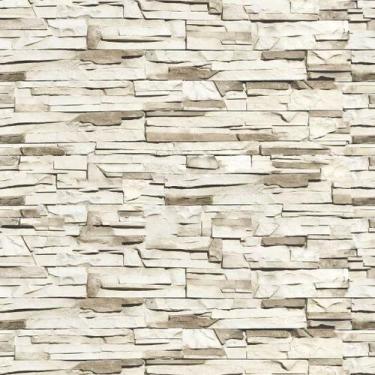 Imagem de Papel de Parede Decorativo Tijolo Pedra Canjiquinha 1,5m - DEKAL DECOR