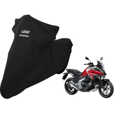 Imagem de Capa De Moto Honda NC 700X 750X De Tecido Com Elasticidade - Mz, Preta