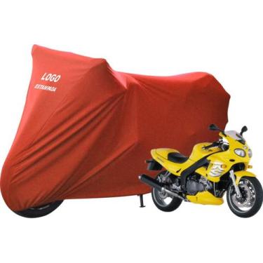 Imagem de Capa Protetora Para Cobrir Moto Triumph Sprint RS 955 - Mz, Vermelha